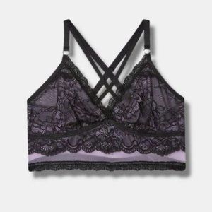 Lace lounge bralette